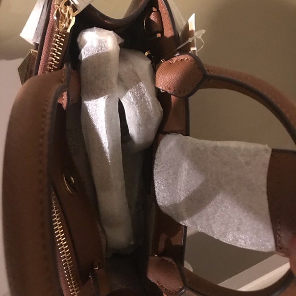Michael Kors Karla sm EW leather satchel brand new